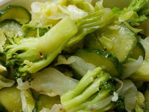 3種の野菜のグリーンサラダ
